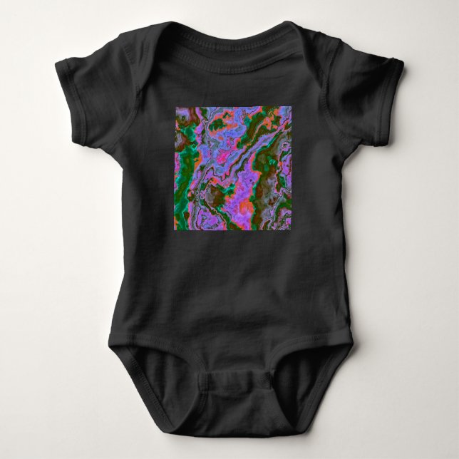 Body Bodysuit pour bébé en marbre aigre (Devant)