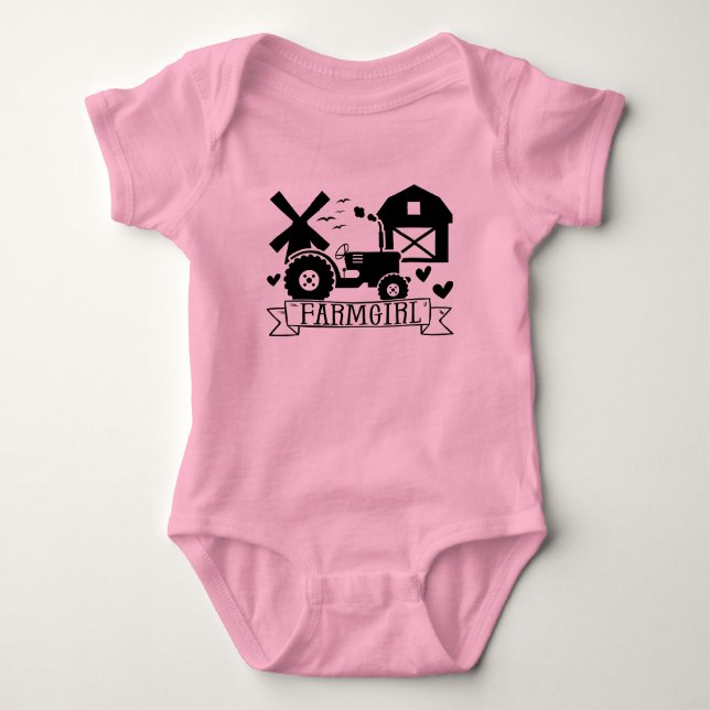 Body Bodysuit pour bébé fermière (Devant)