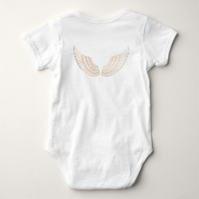 Body Bodysuit pour bébé Gold Wings (Dos)