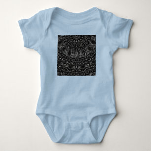 Body Bodysuit pour bébé Mandala au charbon de bois