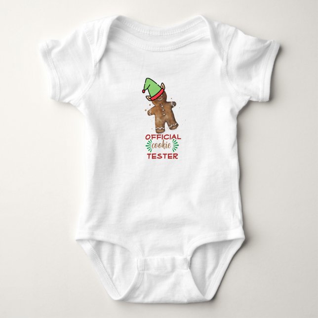 Body Bodysuit pour bébé "Official Cookie Tester" (Devant)