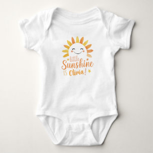 Body Bodysuit pour bébé personnalisé "Little Sunshine"