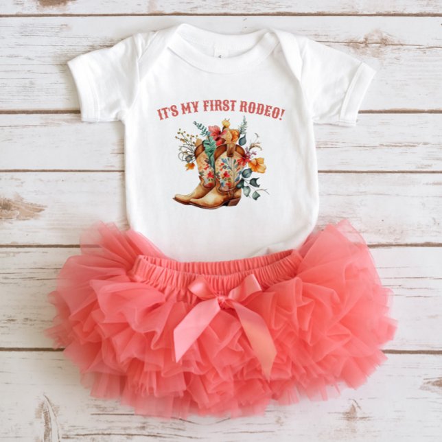 Body Bodysuit pour bébé pour le premier rodéo avec bott (Créateur téléchargé)