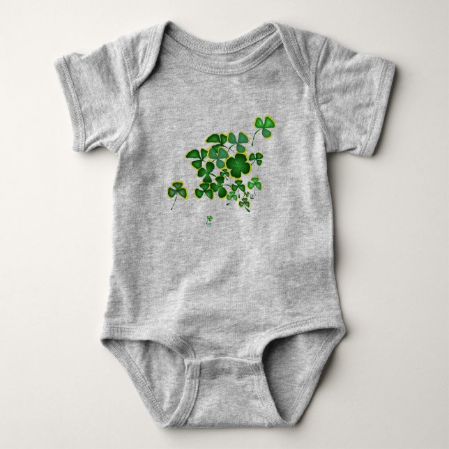 Body Bodysuit pour bébé shamrock (Devant)