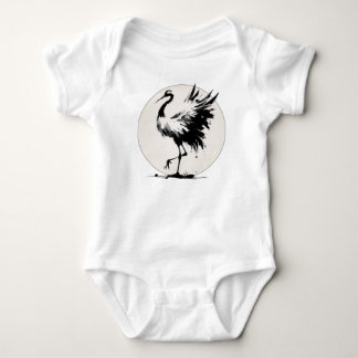 Body Bodysuit pour bébé Sumi-e Crane