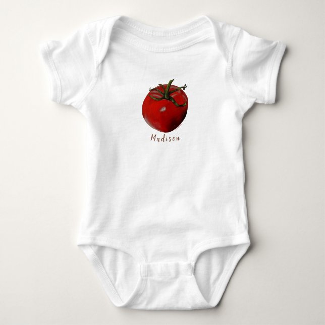 Body Bodysuit pour bébé tomate (Devant)