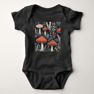 Body Bodysuit pour bébé - Unisex - Champignons de minui