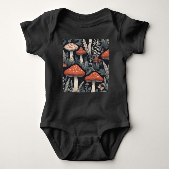 Body Bodysuit pour bébé - Unisex - Champignons de minui (Devant)