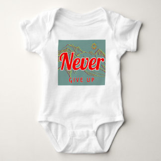 Body Bodysuit pour bébé - Unisex - Ne jamais renoncer
