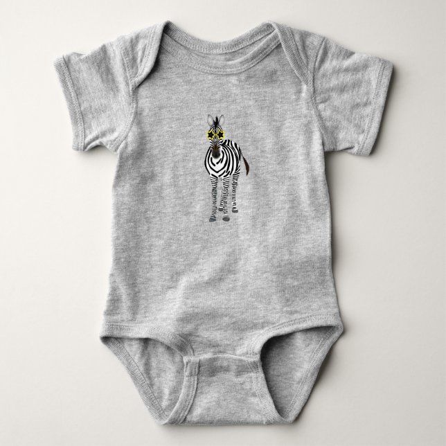 Body Bodysuit pour bébé Zebra (Devant)
