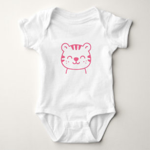 Body Bodysuit pour fille Tiger Rose mignonne