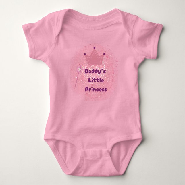 Body Bodysuit Princess Baby de papa (Devant)