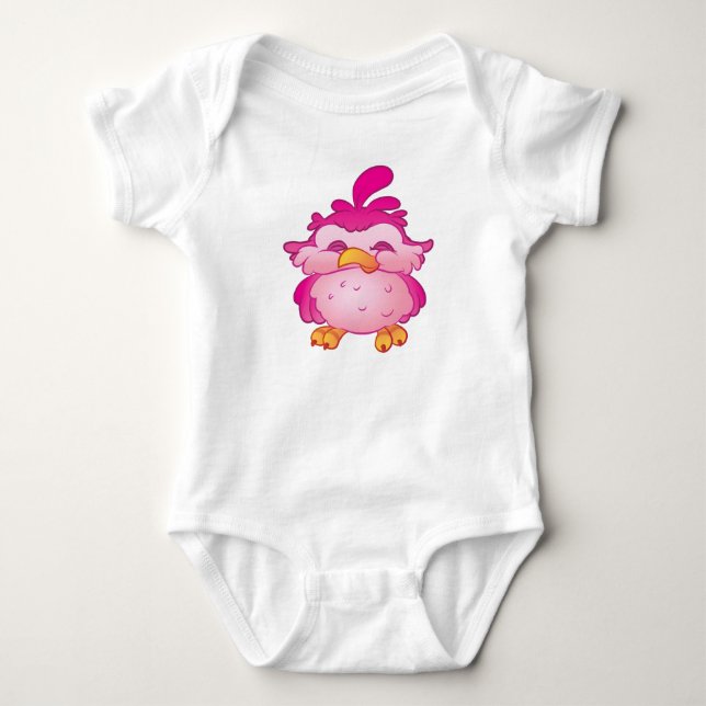 Body Bodysuit rose Cheeky Bird (Devant)