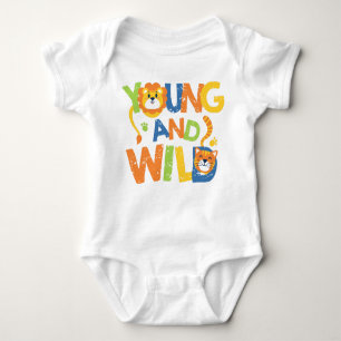 Body Bodysuit Sauvage Lion et Tiger Bébé Sleeper