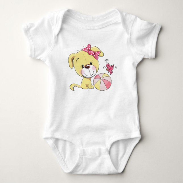 Body Bodysuit Sweet Puppy Baby Jersey (Devant)