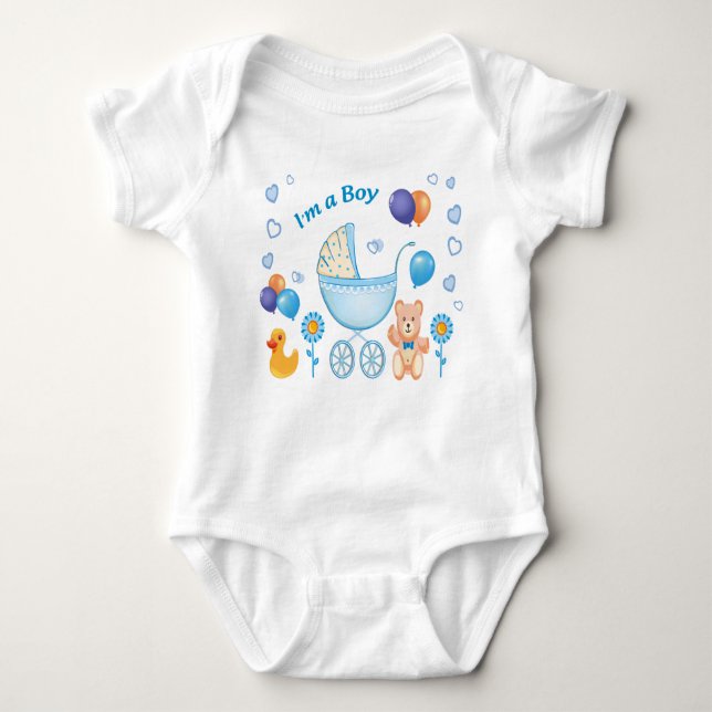 Body "Bodysuits One-Pieces for boys" "Cute Baby Boy Bod (Devant)
