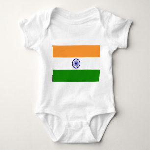 Body Bodywear patriotique avec drapeau Inde