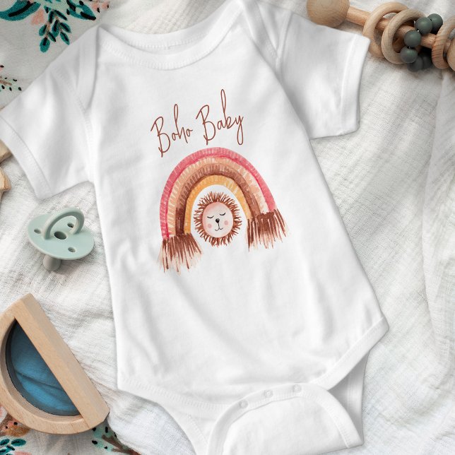 Body Boho Rainbow mignonne Lion Boho Baby (Créateur téléchargé)