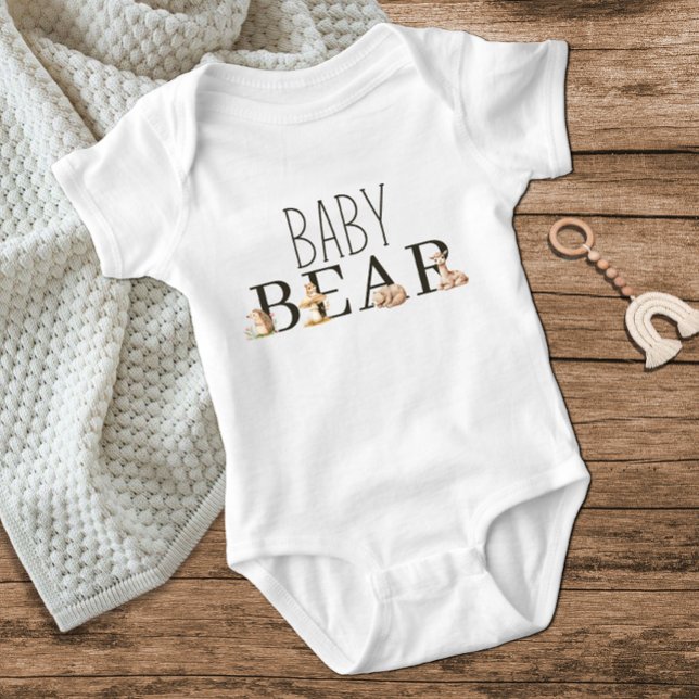 Body Boho Woodland Animaux Bébé Ours (Créateur téléchargé)
