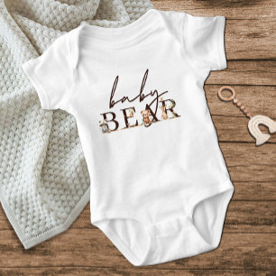 Body Bois Animaux Boho Baby Ours