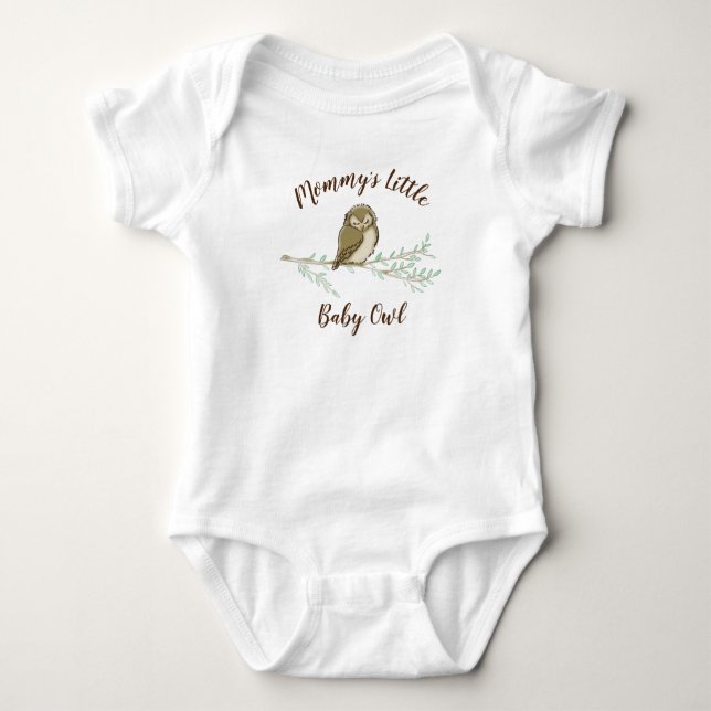 Body Bois de Baby shower de hibou (Devant)