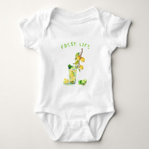 Body Boisson de citron frais Bodysuit pour bébé - Texte