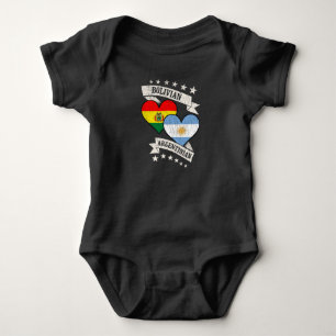 Body Bolivie Argentine Argentine Drapeaux cardiaques Bo