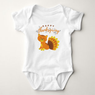 Body bon thanksgiving chat Turquie pour bébé petit-enfa