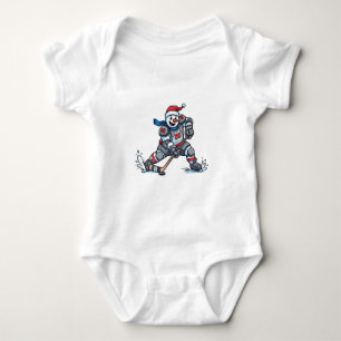 Body Bonhomme de neige Hockey sur glace Noël 2026 Fêtes