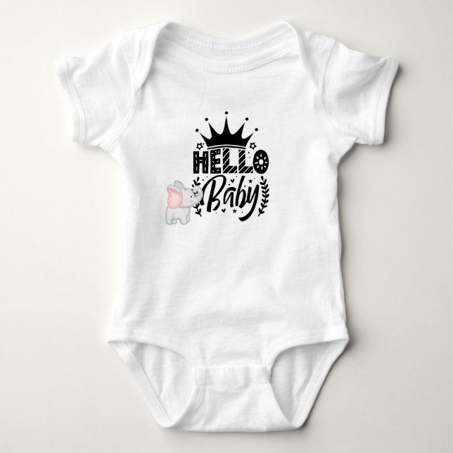 Body Bonjour bébé (Devant)