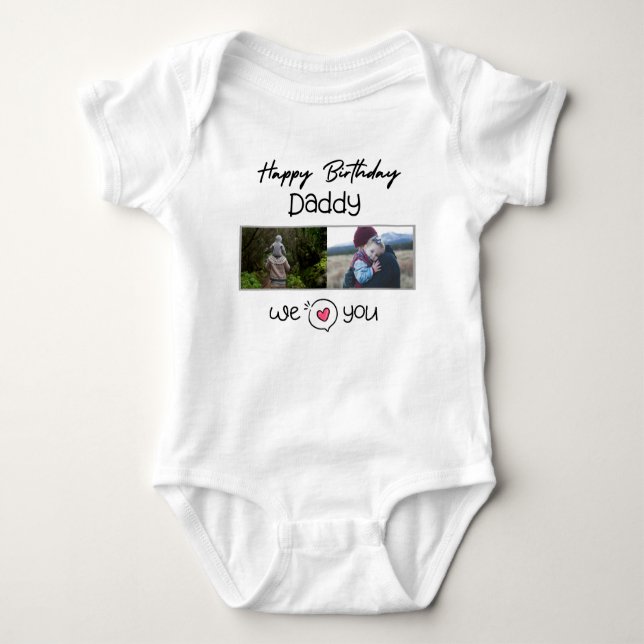 BODY BONJOUR D'ANNIVERSAIRE DADDY PHOTO ET TEXTE PERSON (Devant)