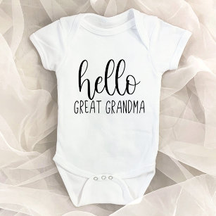 Body Bonjour grand grand-mère Faire-part de grossesse