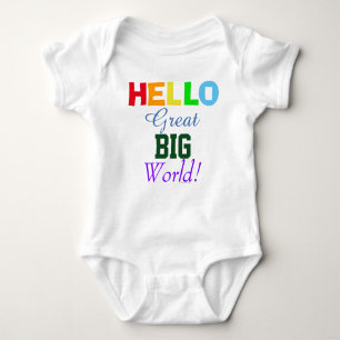 Body Bonjour Grand Grand Monde Rainbow Infant Chemise