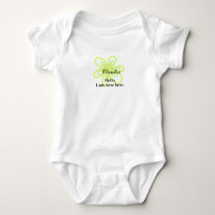 Body Bonjour je suis nouveau ici nom fleur jaune verte