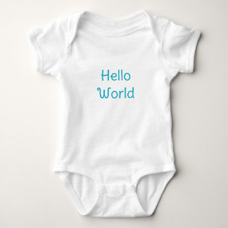 Body Bonjour le monde bodysuit bébé mignon