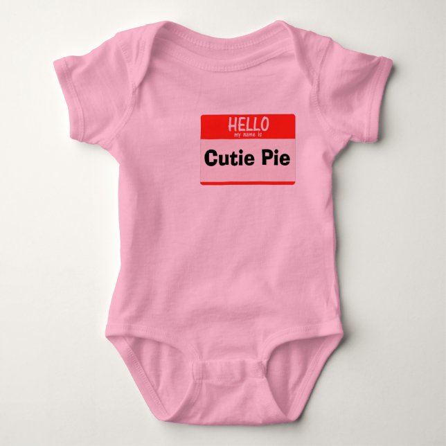 Body Bonjour mon nom est (Devant)