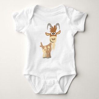 Body "Bonjour !" Vêtements pour bébé de chèvre en caric
