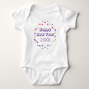 Body Bonne année 2026 Fête Colorée Confettis