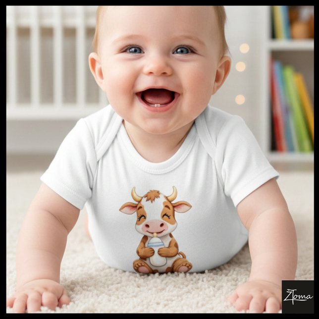 Body Bonne vache avec biberon (Créateur téléchargé)