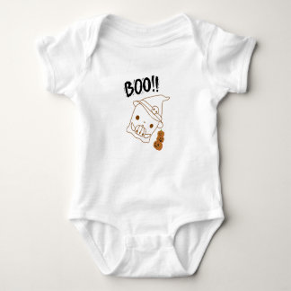 Body Boo-tiful Citrouille Baby Bodysuit - mignon Ghost 