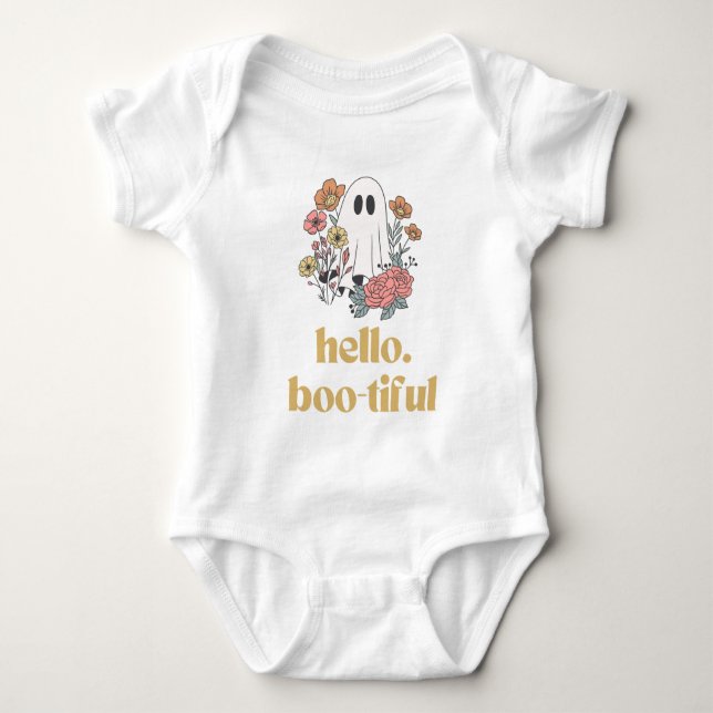 Body Boo-tiful Ghost Baby Bodysuit (Devant)