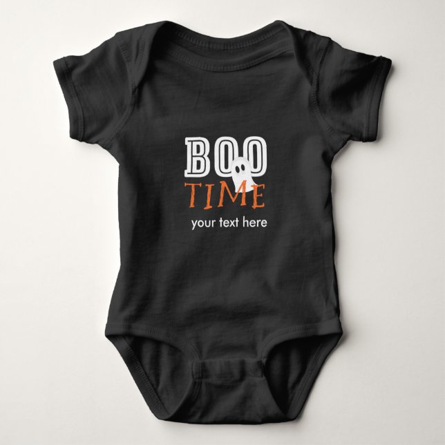 Body BOO TIME Ghost Personnalisée Chemise personnalisée (Devant)