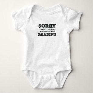 Body Book Lover Désolé, je n'ai pas écouté penser à