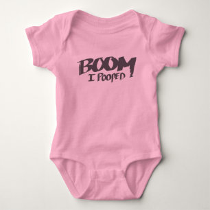 Body Boom I Pooped - chemise de bébé