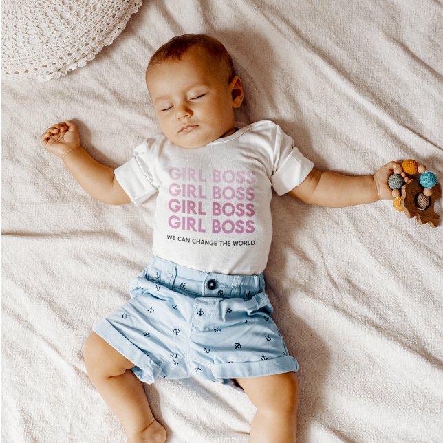 Body Boss de fille rose moderne Meilleur cadeau de fill (Créateur téléchargé)