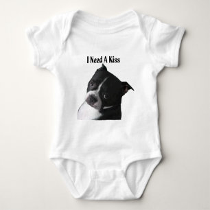 Body Boston Terrier :  J'ai besoin d'un baiser