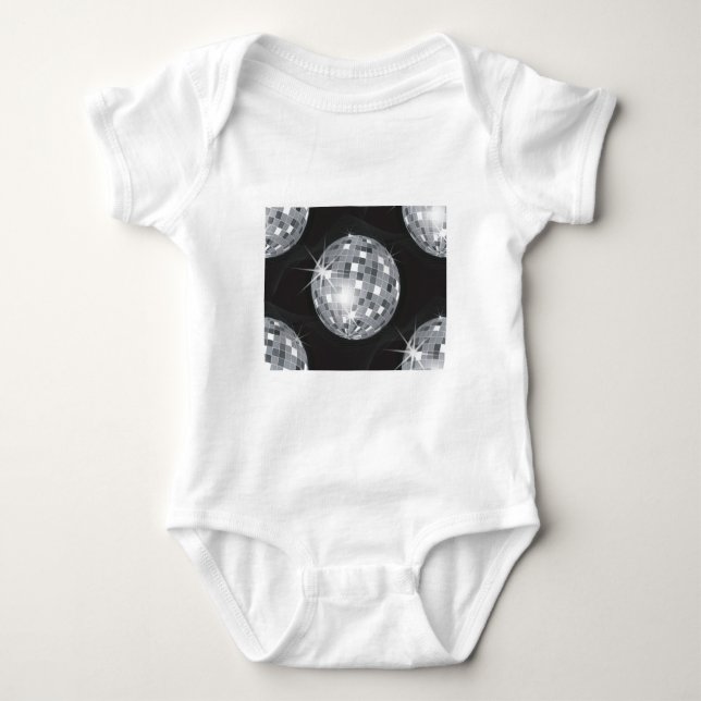 Body boule disco argent (Devant)