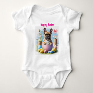 Body Bouledogue français Joyeuses Pâques