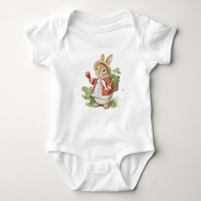 Body Boulet d'aquarelle mignonne aux fraises (Devant)