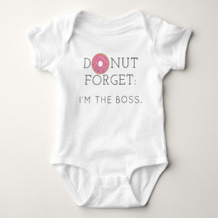 Body Bouteille moderne Donut Oubliez Baby bodysuit une